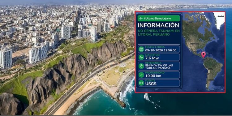 Marina de Guerra descarta tsunami en el litoral peruano tras fuerte sismo de 7.7 en Panamá