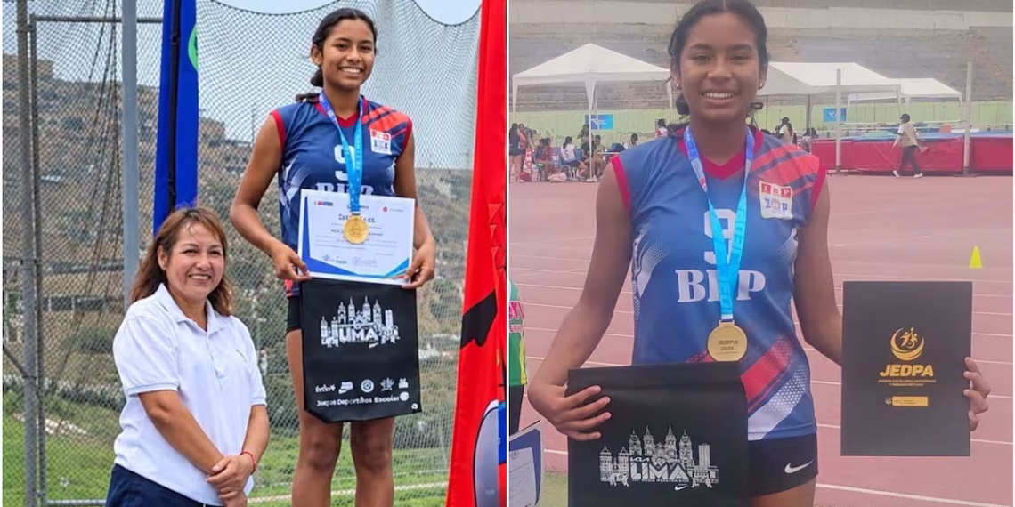 Atleta pisqueña Angeli Franco conquista el oro nacional en salto alto y clasifica al sudamericano
