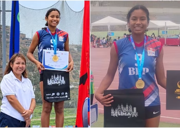 Atleta pisqueña Angeli Franco conquista el oro nacional en salto alto y clasifica al sudamericano