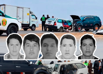Trágico accidente de tránsito en panamericana sur termina con la vida de 5 personas